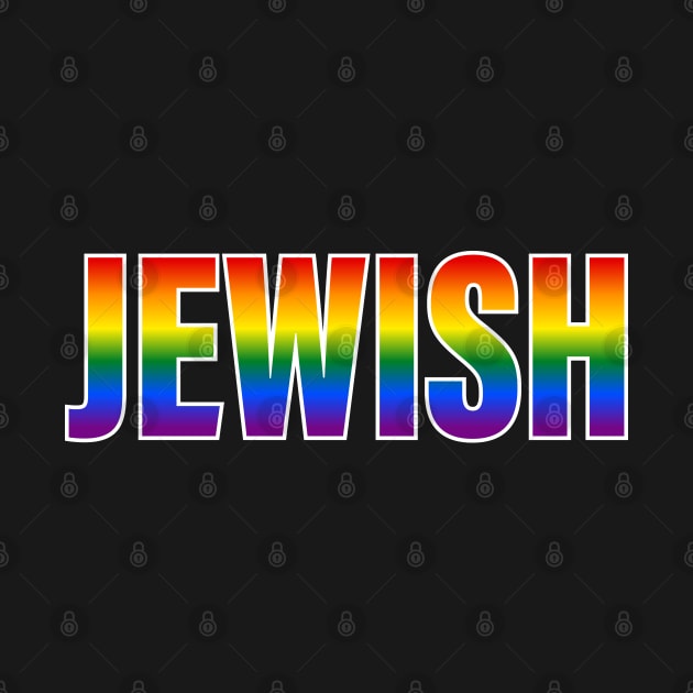 Rainbow Jewish LGBTQ Pride by Rainbow Nation