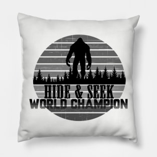 Bigfoot Hide & Seek World Champion Pillow