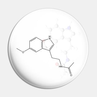 Melatonin Molecule Pin