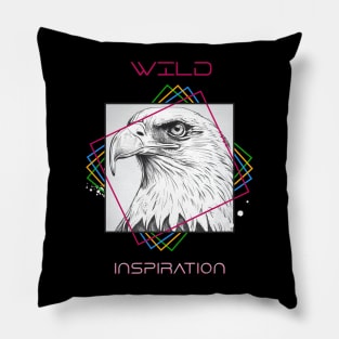 Eagle Bird Wild Nature Animal Illustration Art Drawing Pillow