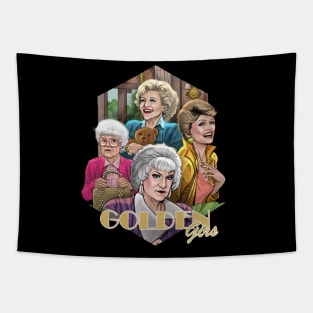 GOLDEN girls Tapestry