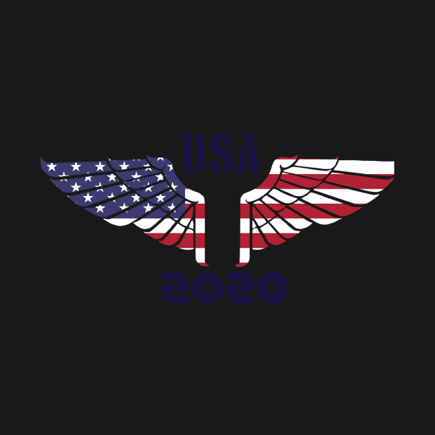 USA 2020 T-SHIRT by Ernstar 