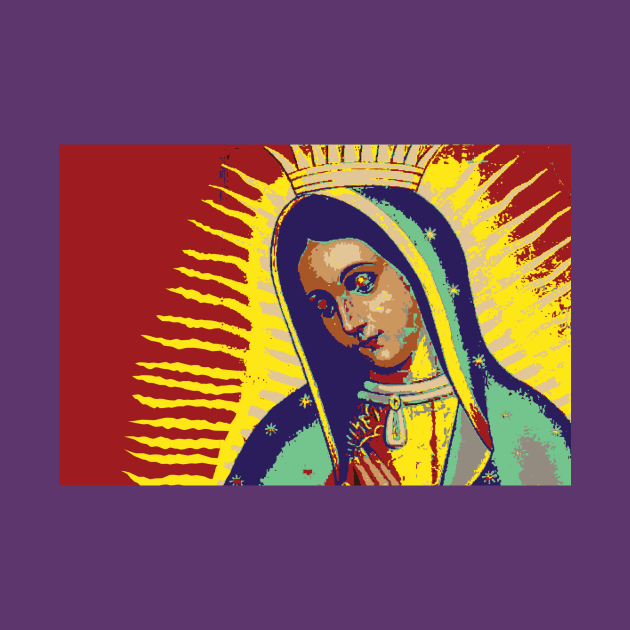 Modern Virgin of Guadalupe by Work for Justice