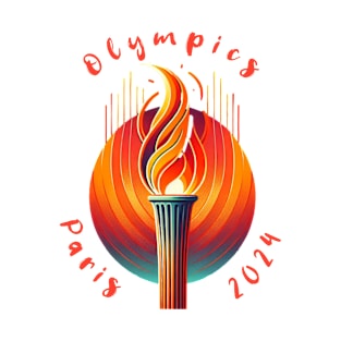 Paris Olympics 2024 Torch T-Shirt