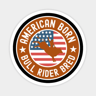 Bull Rider Usa Magnet