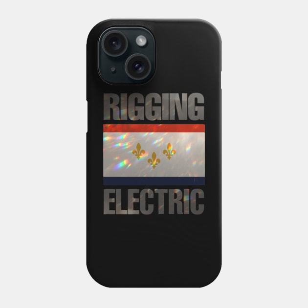 Rigging Electric NOLA Flag 1 Phone Case by AMewseMedia