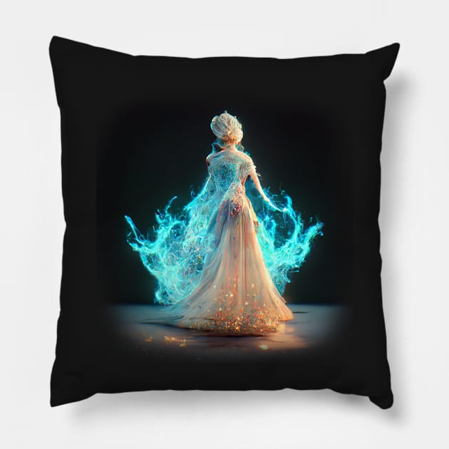 Ice Queen Pillow by kiwimick