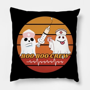 boo boo crew nurse Pillow