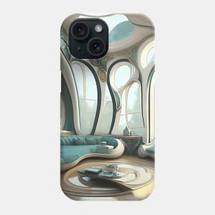 [AI Art] My future living room, Art Nouveau Style Phone Case