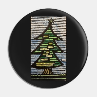 Happy tree poem art Pin