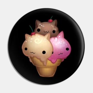 Ice Cream Cats Pin