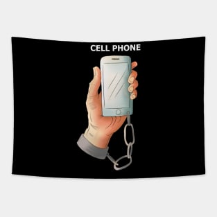 CELL PHONE (black edition) Tapestry