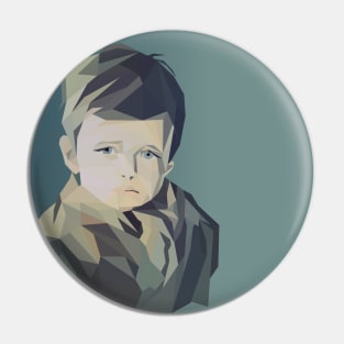 The Crying Boy Pin