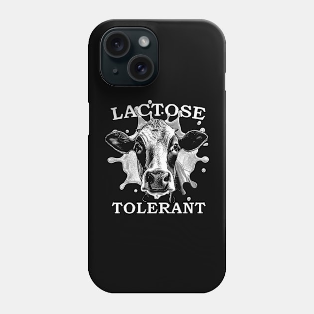 Lactose Tolerant Cow Phone Case by jawiqonata