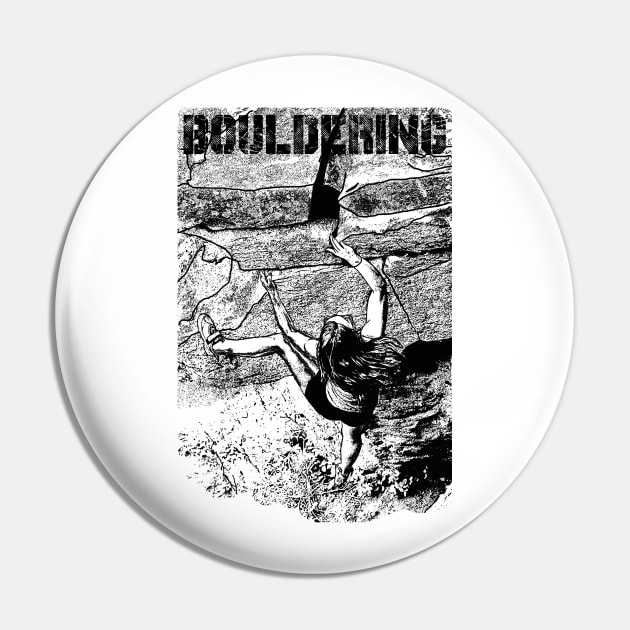 Boudering Pin by Birding_by_Design