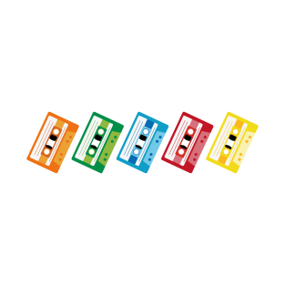 Colorful cassette collection T-Shirt