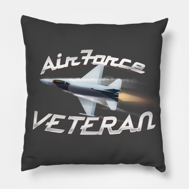 Air force Veteran Pillow by nickemporium1