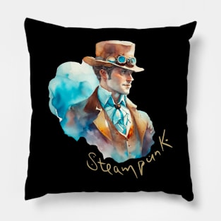 Steampunk Gentleman Pillow