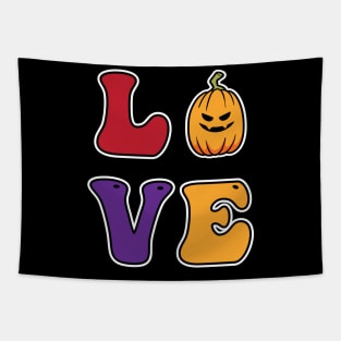 FALL SEASON PUMPKIN LOVE Tapestry