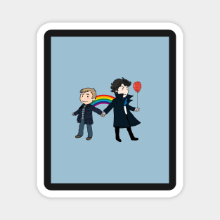 Proud to be Sherlock and John Magnet