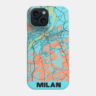 Map of Milan Phone Case