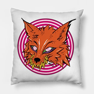 Stir Crazy Fox Pillow