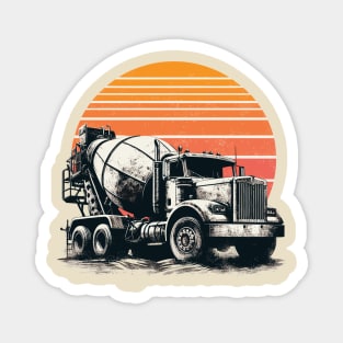 Concrete Mixer Truck Magnet