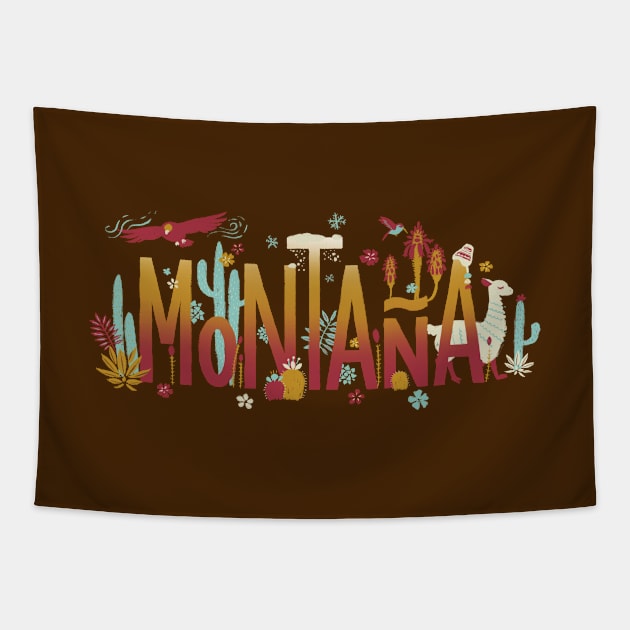 La Montaña Tapestry by akaneyabushita