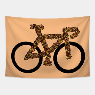Autumn Bike Ride Tapestry