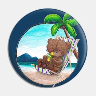 Beach Bear Pin