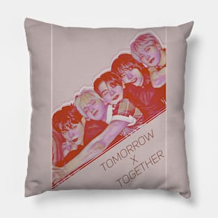 Tomorrow X Together Group photo design Pillow