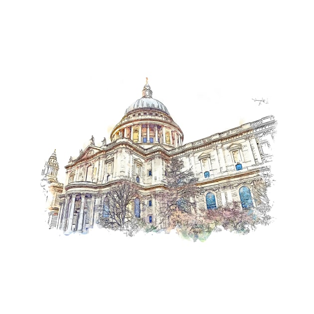 St Paul's Cathedral, London by jngraphs