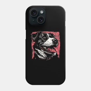 Retro Art Central Asian Shepherd Dog Lover Phone Case