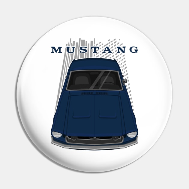 Ford Mustang Fastback 1968 - Presidential Blue Pin by V8social