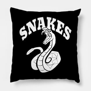 Snakes mascot Pillow