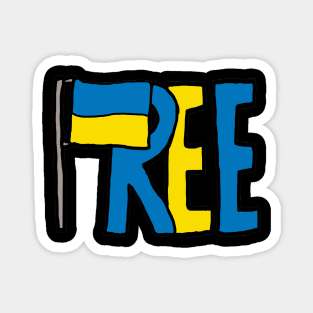 Free Ukraine Magnet