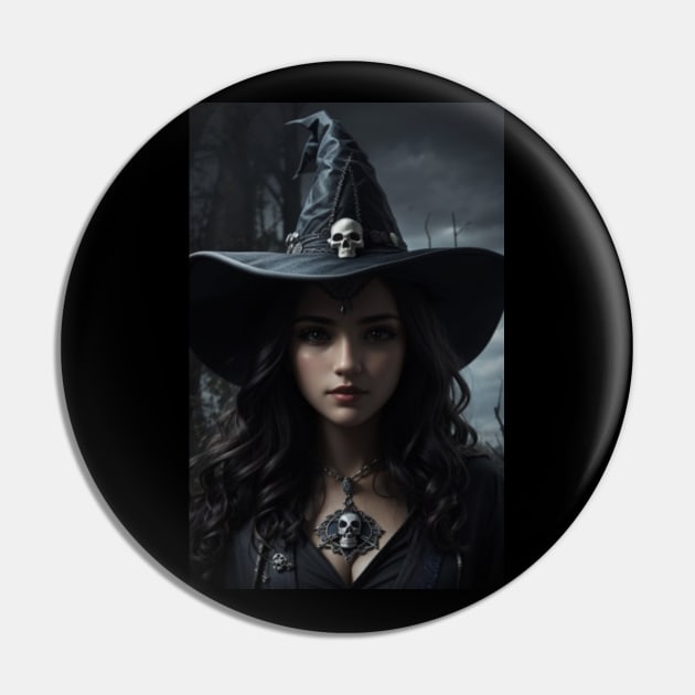 charming witch Pin by Talcomunca