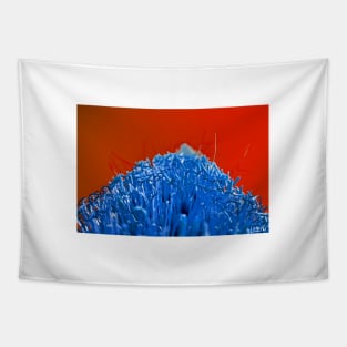 blue harvest ecopop landscape floral photograph Tapestry