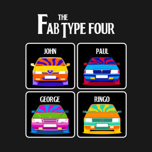 Fab Type 4 cars T-Shirt