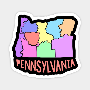 USA state: Pennsylvania Magnet