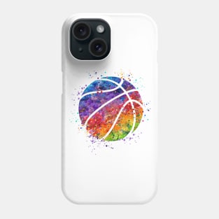 Basketball Ball Colorful Watercolor Phone Case