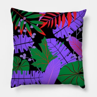 Pattern leaves colorful Pillow