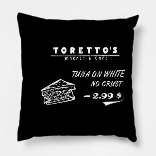 Fast & Furious - Tuna on White no Crust Dark BG Pillow