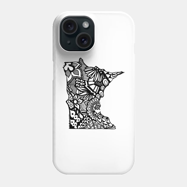 minnesota_black Phone Case by kk3lsyy