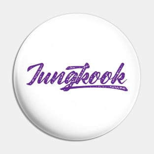 Jungkook baseball typography Pin