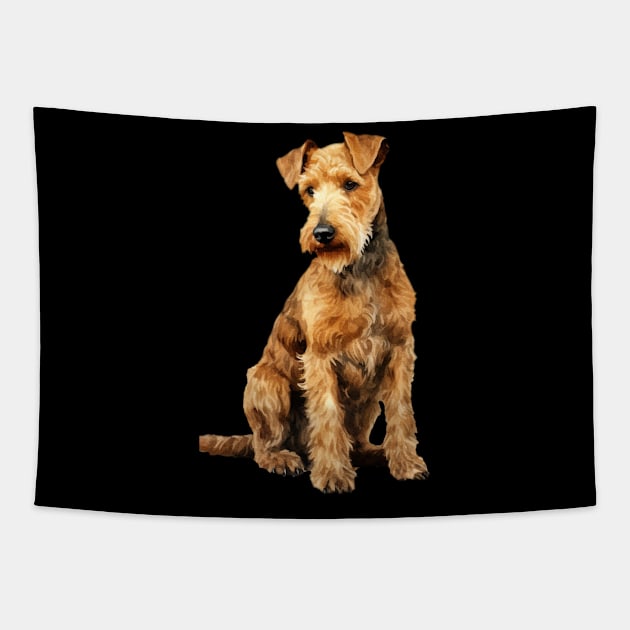 Lakeland Terrier Tapestry by DavidBriotArt