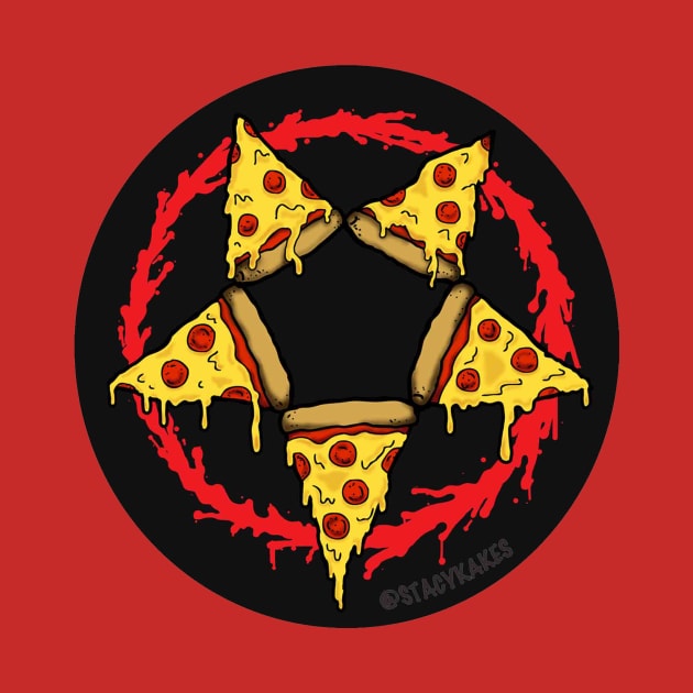 Pizza Pentagram by Stacy Kakes