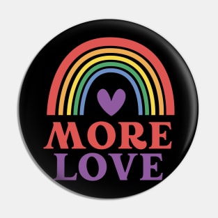 More Love Design - Love Wins - Happy Pride Pin