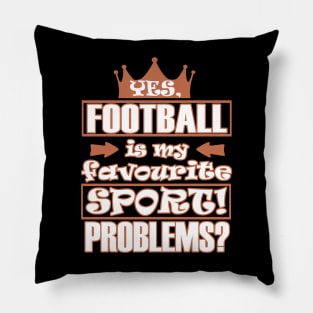 American Football Touchdown Women Girls Pillow