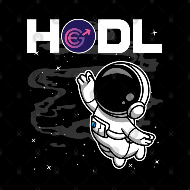 HODL Astronaut Evergrow EGC Coin To The Moon Crypto Token Cryptocurrency Blockchain Wallet Birthday Gift For Men Women Kids by Thingking About